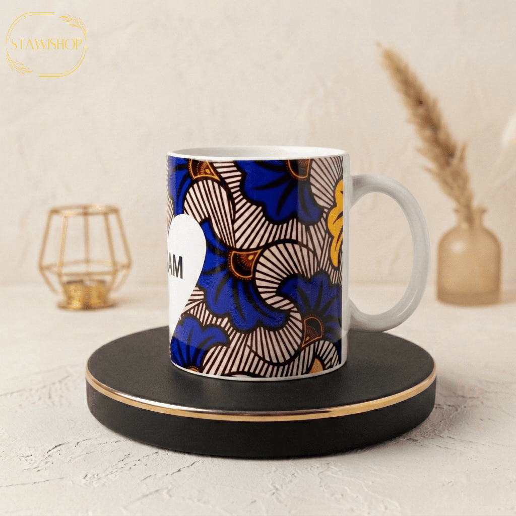 Mug Personnalisée Wax Bleu