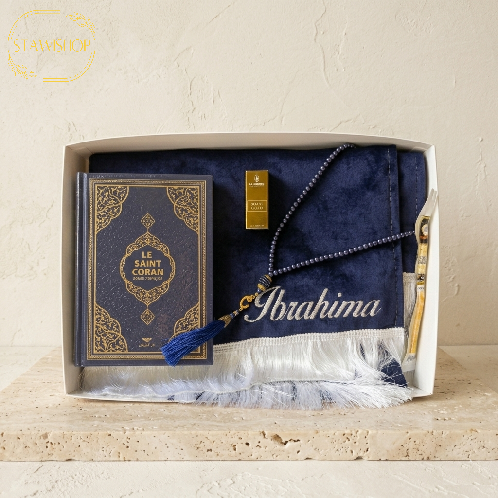 Coffret Tapis de Prière Personnalisé