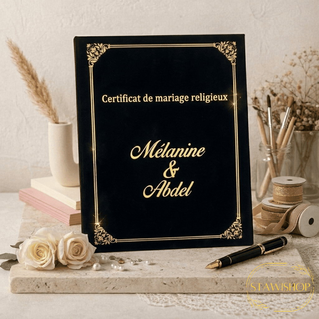 Certificat de Mariage Personnalisé