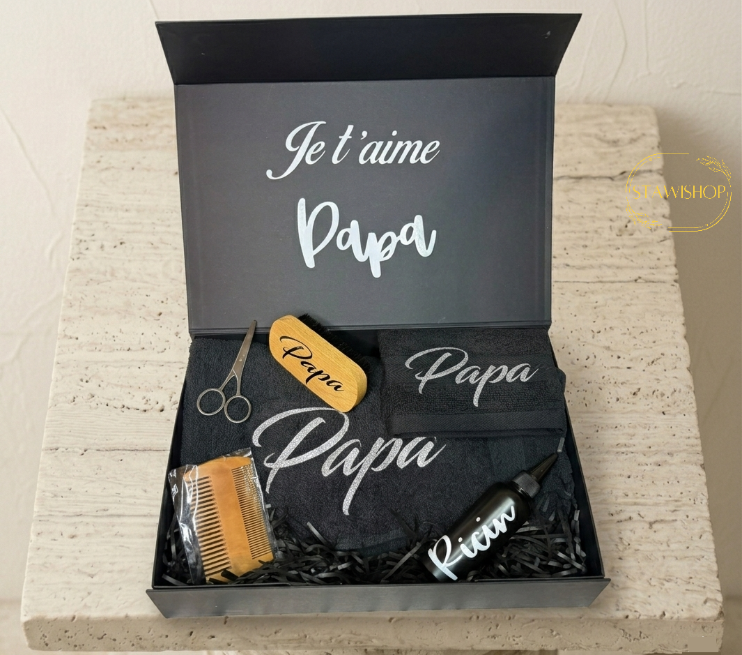 Coffret Cadeau Personnalisé "Je t'aime Papa"