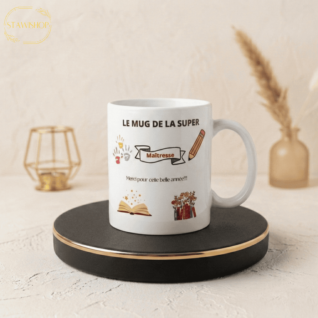 Mug Personnalisé "Super Maîtresse"