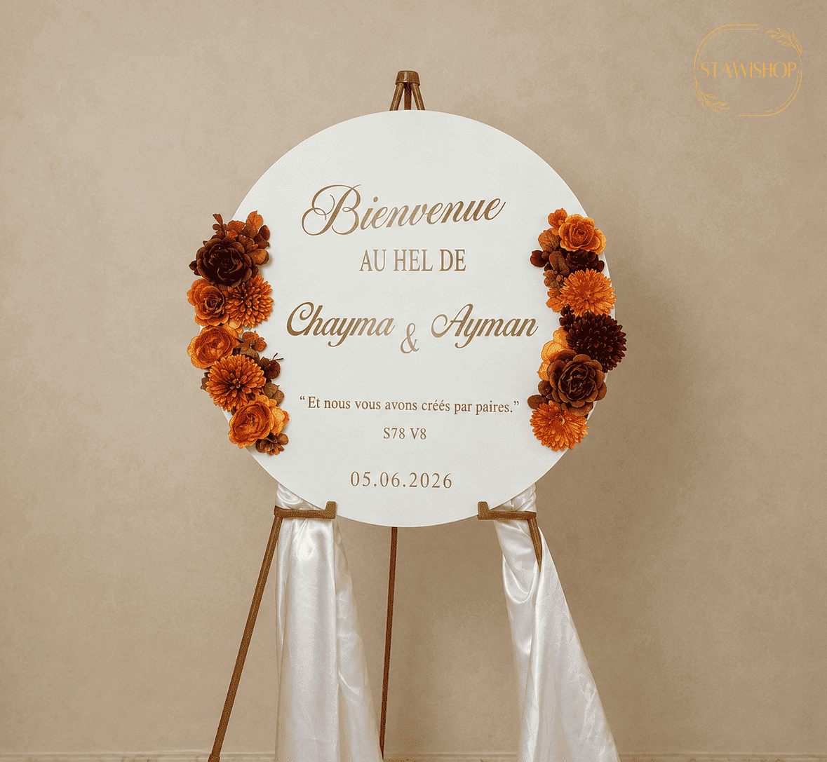 Panneau de Bienvenue Cercle des Nuances
